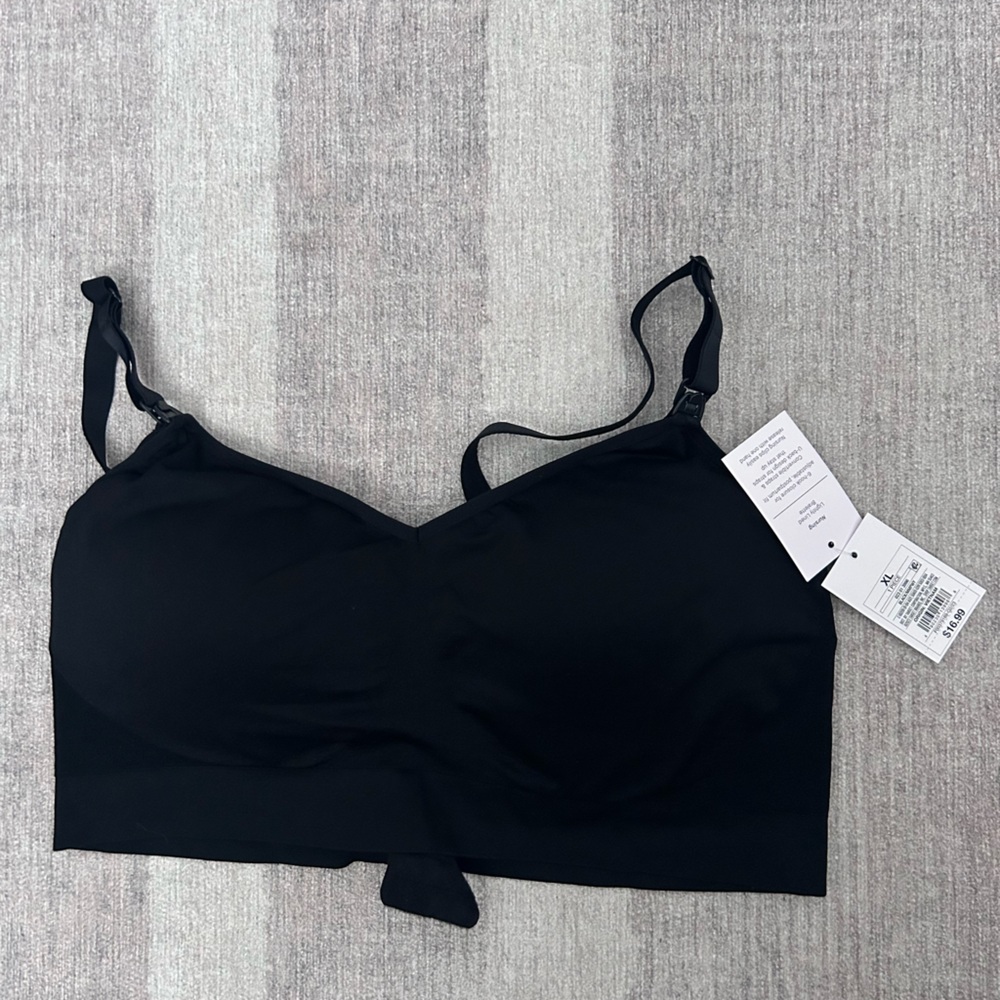 Black Seamless Nursing Bra - Women Intimates & Sleepwear